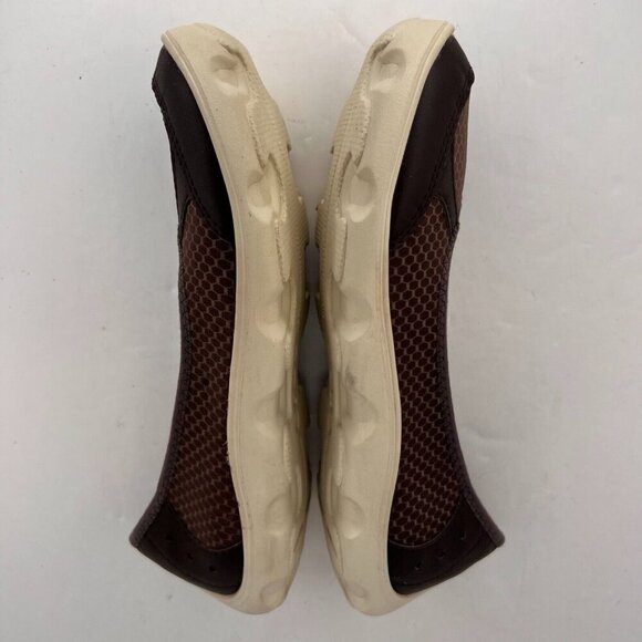 Crocs Womens Brown Duet Busy Day Ballet Flats Round Toe Size 9 Slip On Shoes - Picture 7 of 9